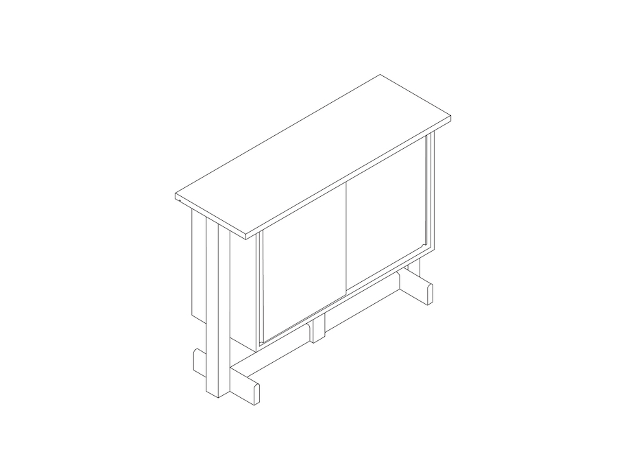 A line drawing - Land Console
