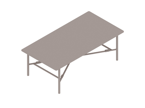 Een generieke rendering - Layer-salontafel – zonder schappen