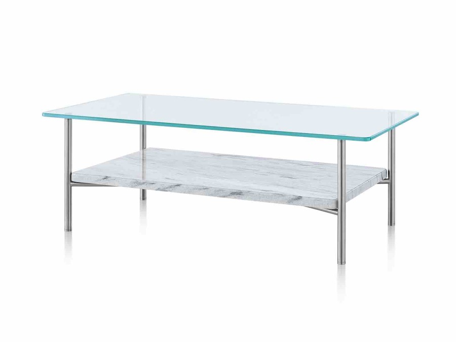 A photo - Layer Coffee Table–Stone Shelf