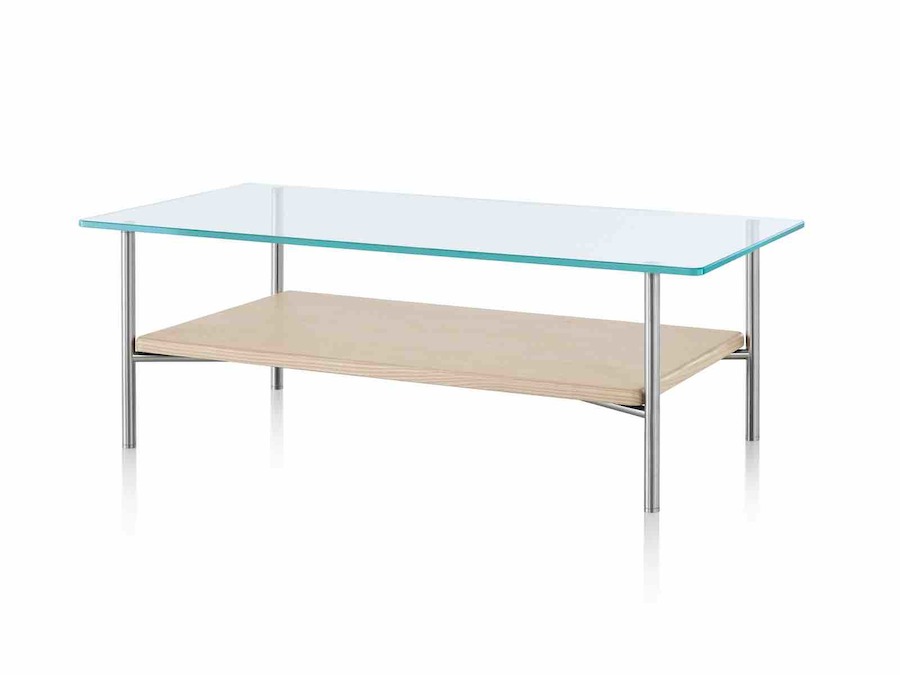 A photo - Layer Coffee Table – Wood Shelf