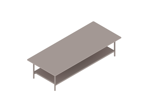 Een generieke rendering - Layer Nesting tafel–Hoog