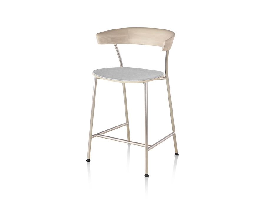 照片 - Leeway凳子–柜台高度–带软垫的椅座