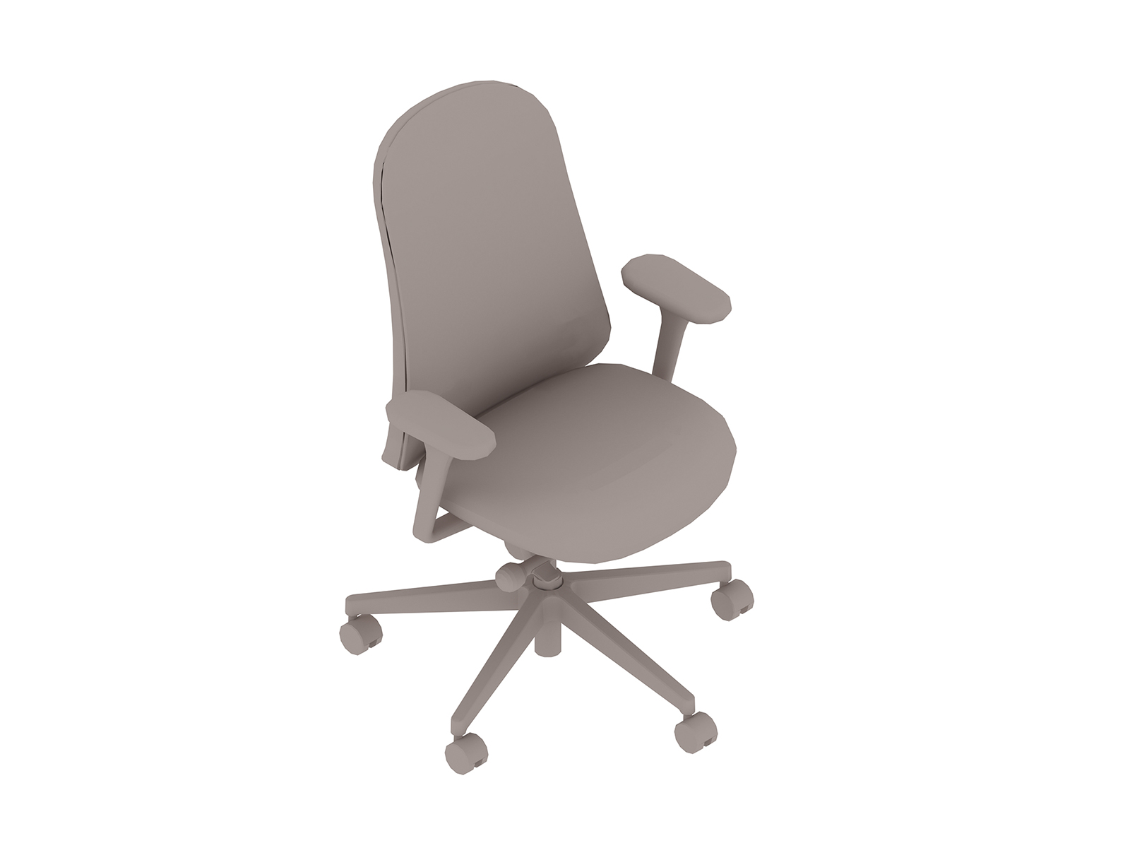 Uma renderização genérica - Cadeira Lino–Braços fixos