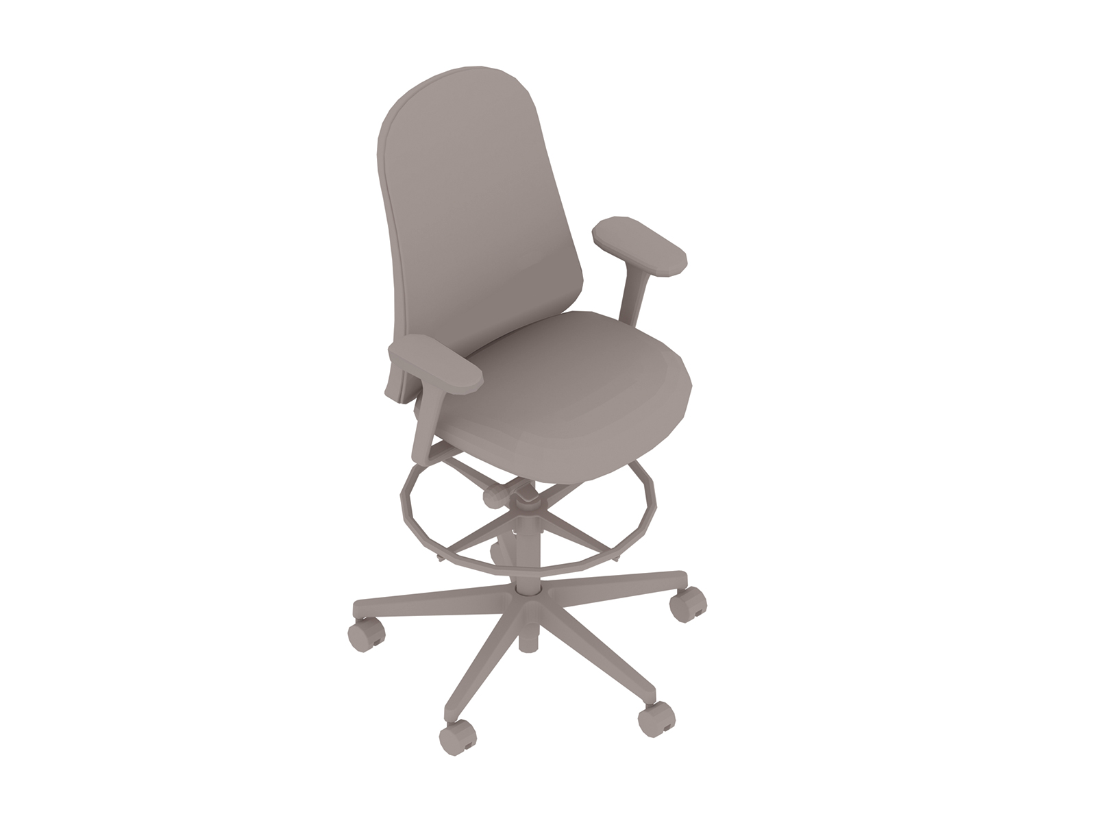 A generic rendering - Lino Stool–Fixed Arms