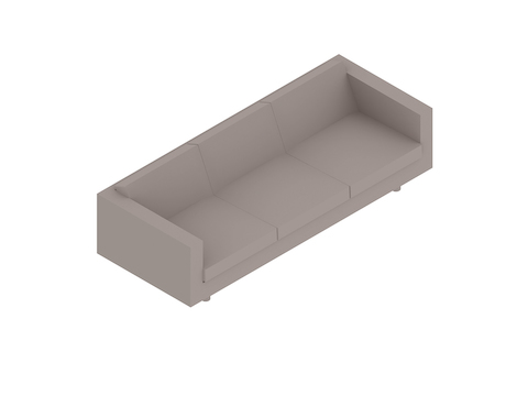 A generic rendering - Lispenard Sofa–3 Seat