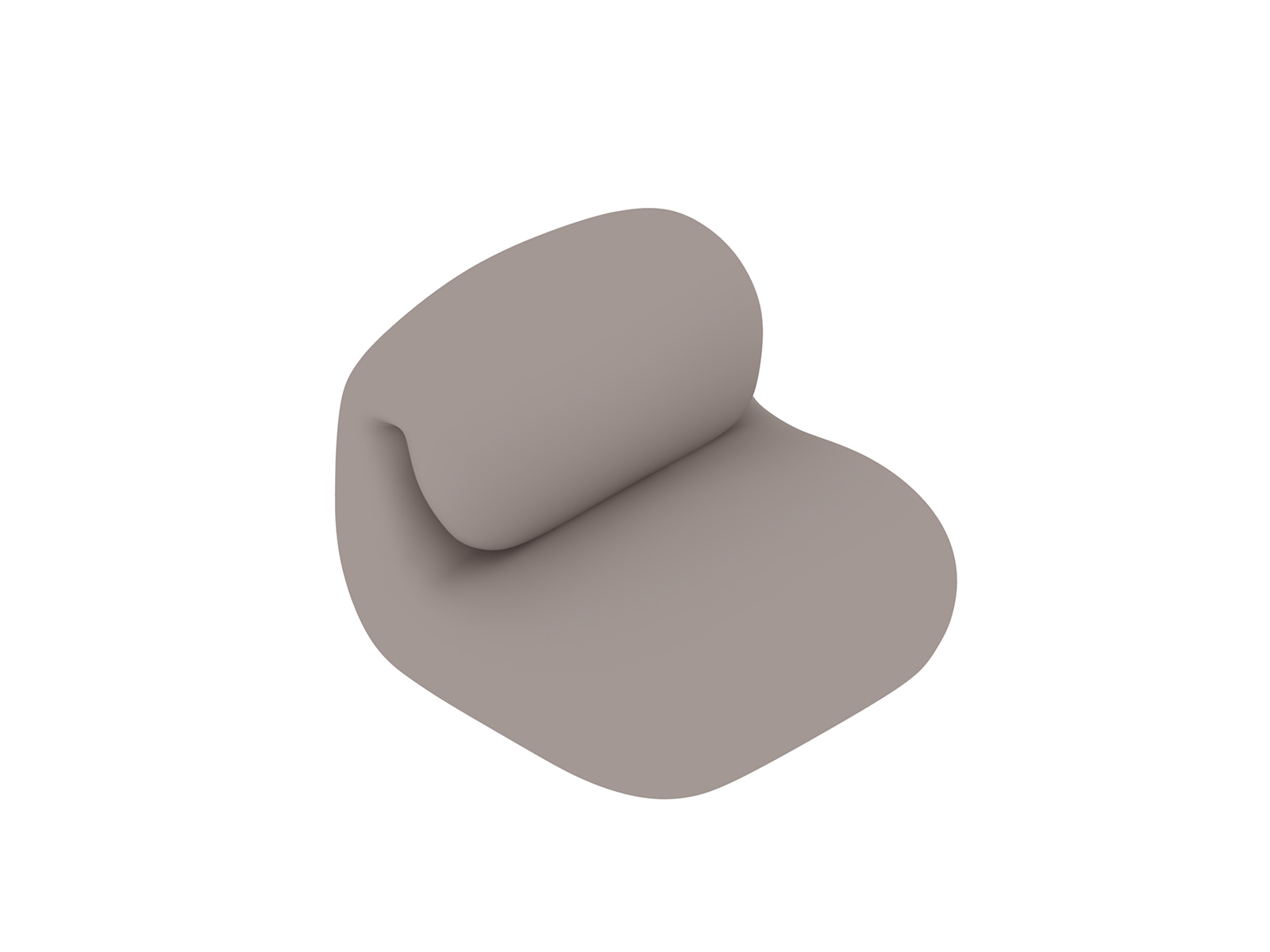 通用渲染图 - Luva 模块化沙发系列–单座沙发–无扶手