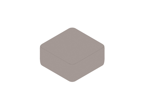 Uma renderização genérica - Sofás modulares Mags – Otomana – pequenos