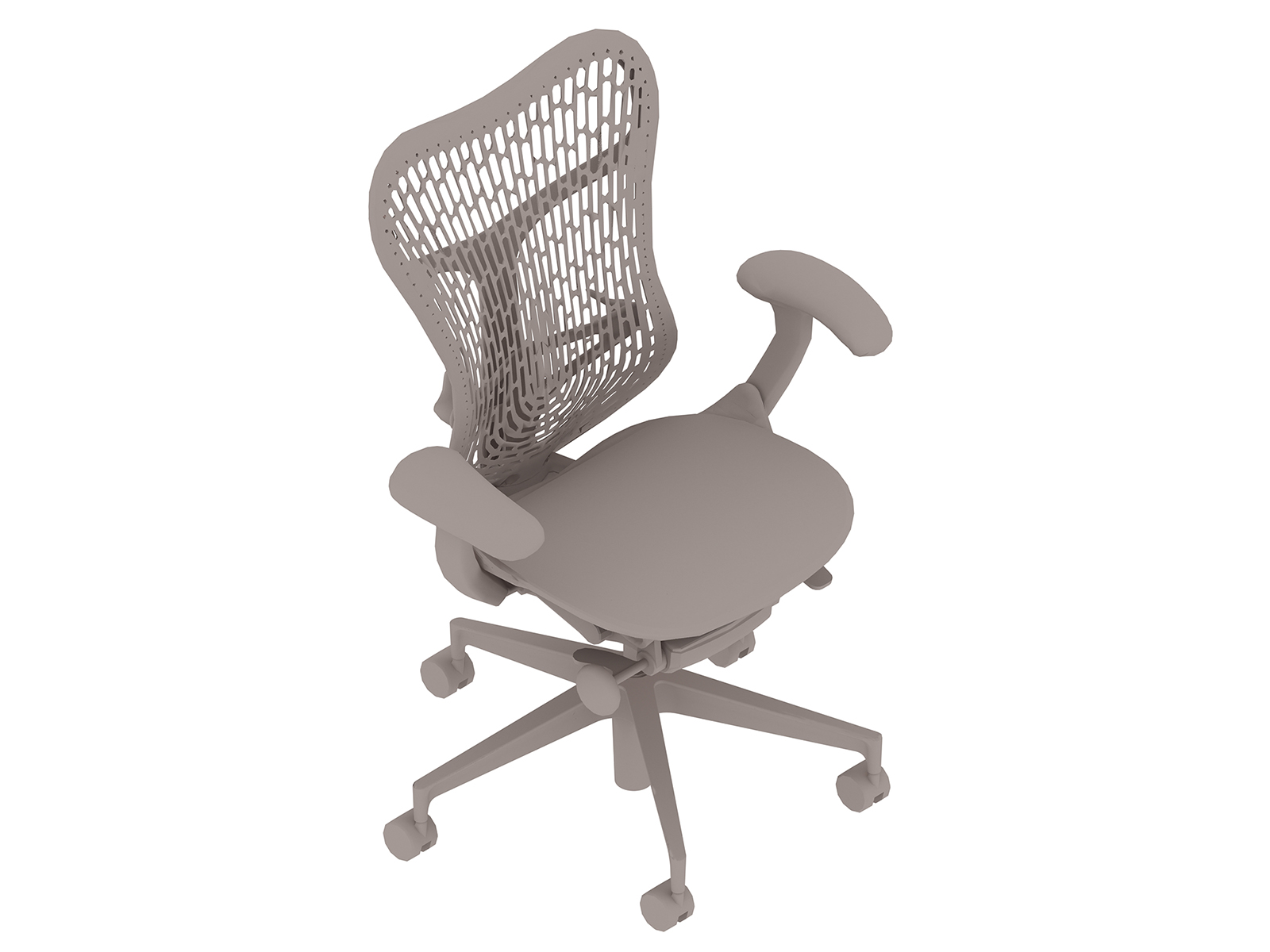 A generic rendering - Mirra 2 Chair–Polymer Back–Adjustable Arms