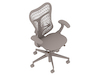 Een generieke rendering - Mirra 2-stoel–Polymeren rugleuning–Instelbare armleuningen
