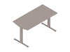 A generic rendering - Nevi Sit-Stand Desks