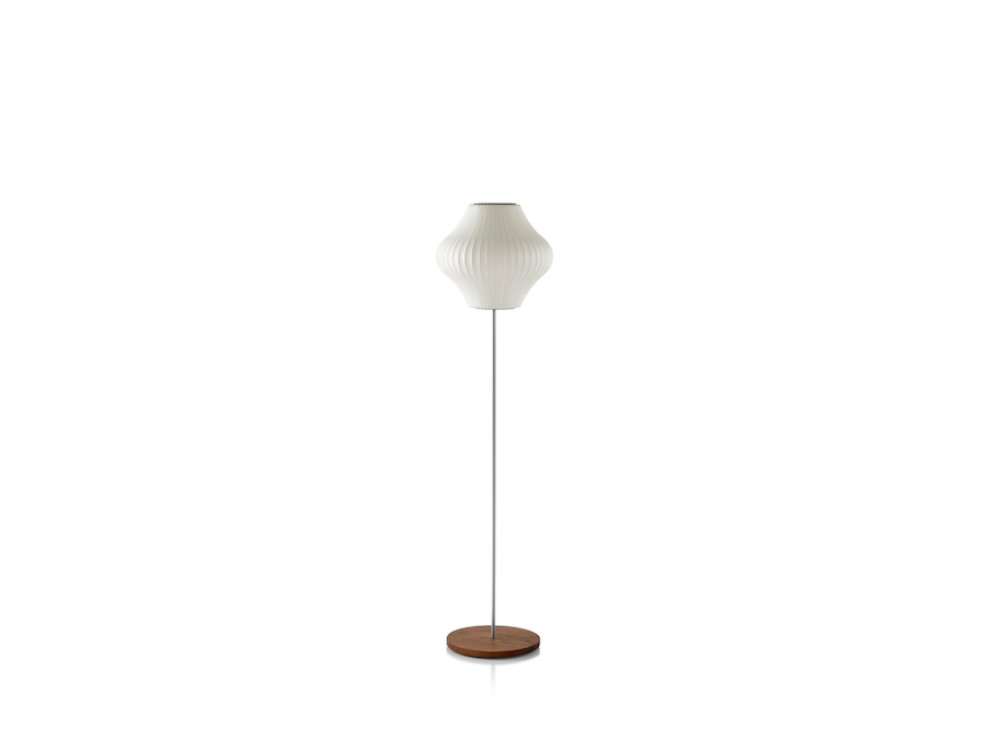 A photo - Nelson Pear Lotus Floor Lamp–Small