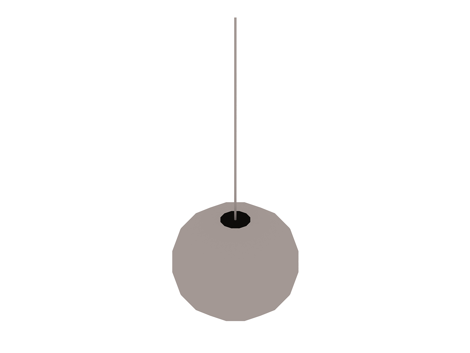 Een generieke rendering - Nelson Angled Sphere Bubble-hanglamp – groot