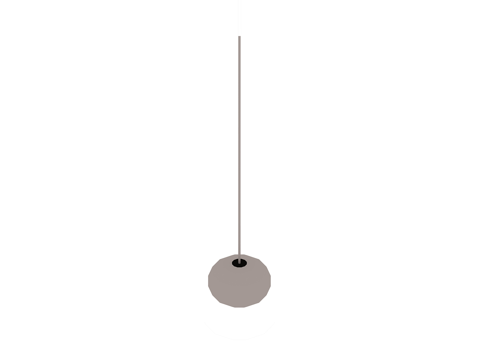 Rendu général : Lampe Nelson Angled Sphere Bubble–Petite