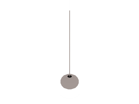 Een generieke rendering - Nelson Angled Sphere Bubble-hanglamp – klein