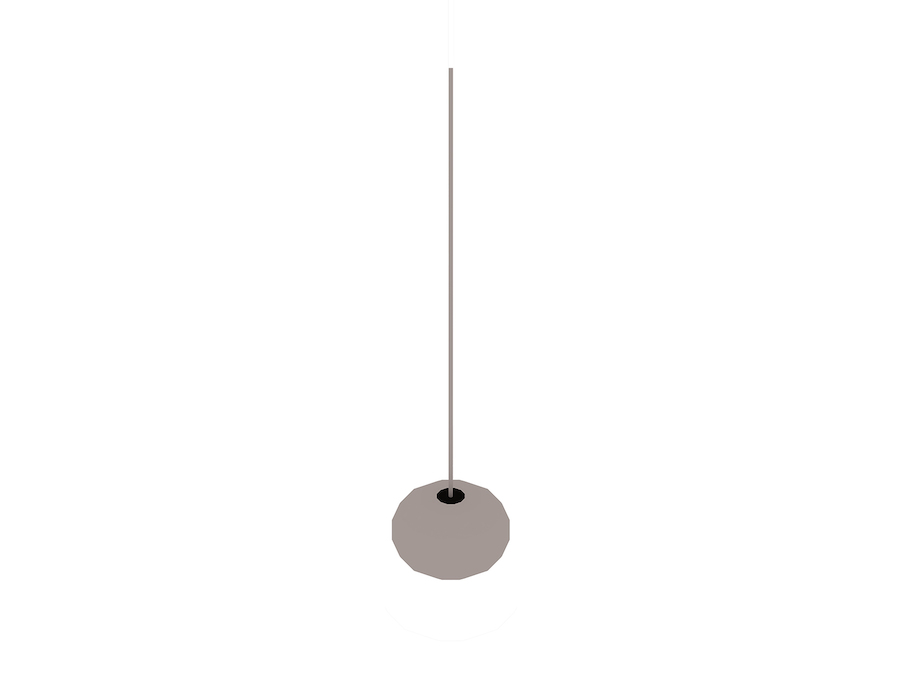 A generic rendering - Nelson Angled Sphere Bubble Pendant–Small