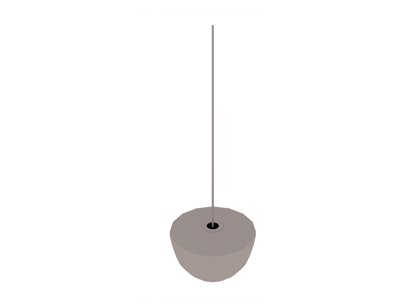 Een generieke rendering - Nelson Apple Bubble-hanglamp