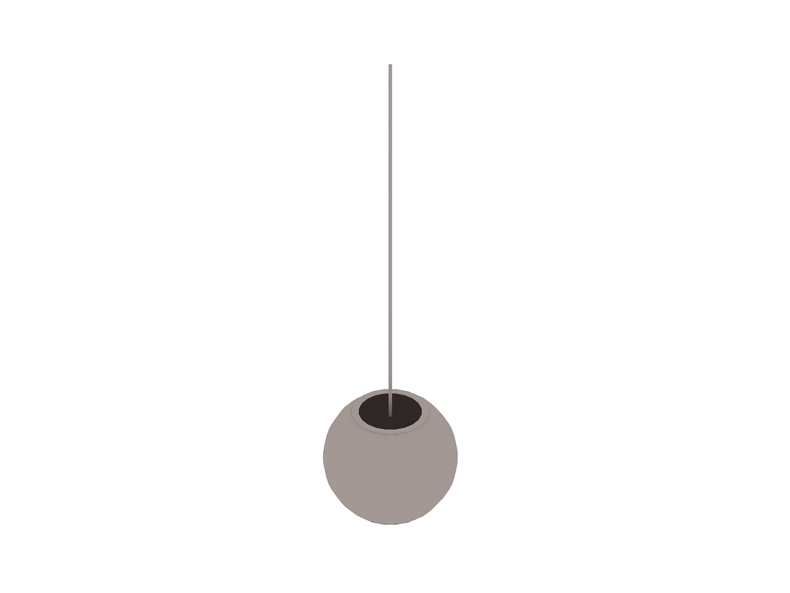 Un rendering generico - Lampada a sospensione Nelson con sfera a forma di pallone - medio