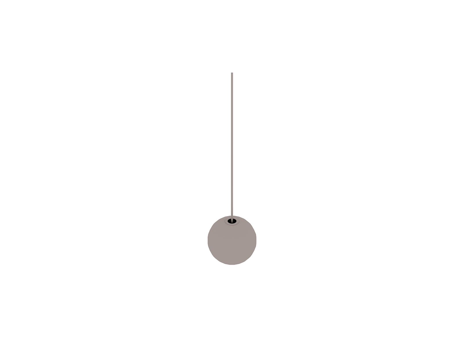 Uma renderização genérica - Luminária pendente Ball Nelson Bubble– pequena