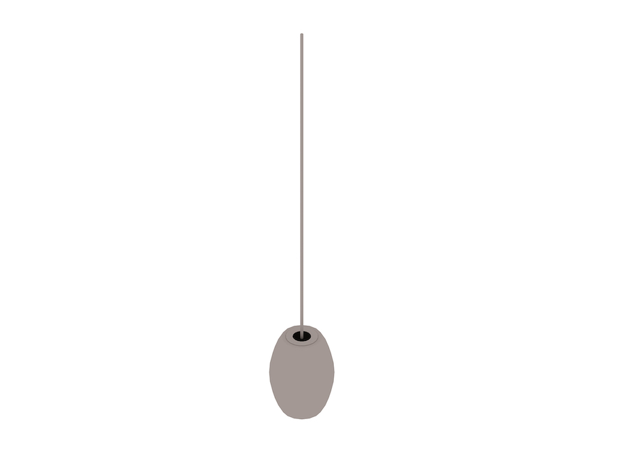 A generic rendering - Nelson Cigar Bubble Pendant–Small