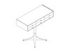 A line drawing - Nelson Miniature Chest–6 Drawers