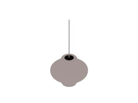 Een generieke rendering - Nelson Pear Bubble-hanglamp – klein