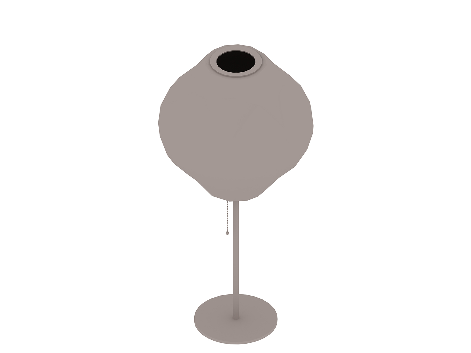 A generic rendering - Nelson Pear Lotus Table Lamp