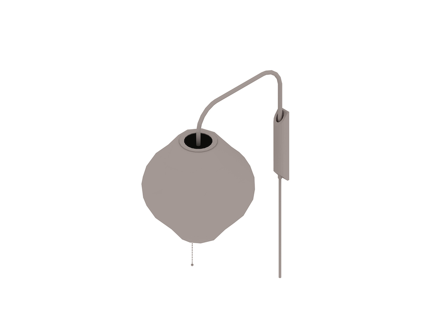 A generic rendering - Nelson Pear Wall Sconce