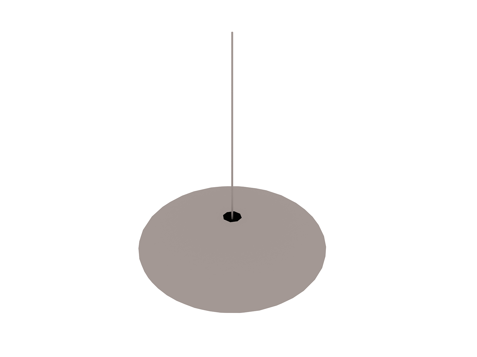 Een generieke rendering - Nelson Saucer Bubble-hanglamp – extra groot