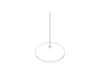 A line drawing - Nelson Saucer Bubble Pendant–Extra Large