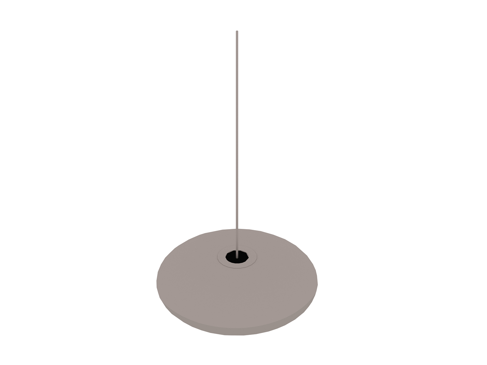 Un rendering generico - Lampada a sospensione Nelson con sfera a forma di piattino - grande