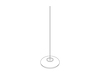 A line drawing - Nelson Saucer Bubble Pendant–Small