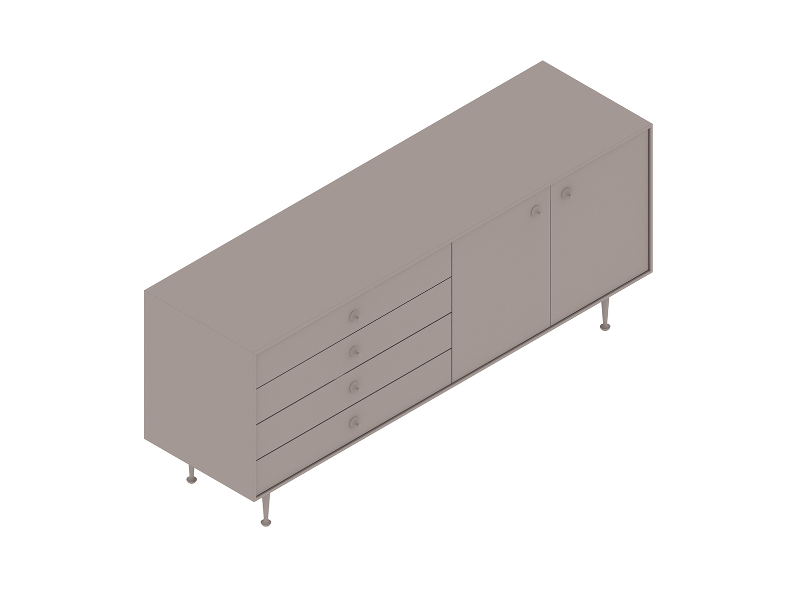 Una representación genérica - Aparador Nelson Thin Edge