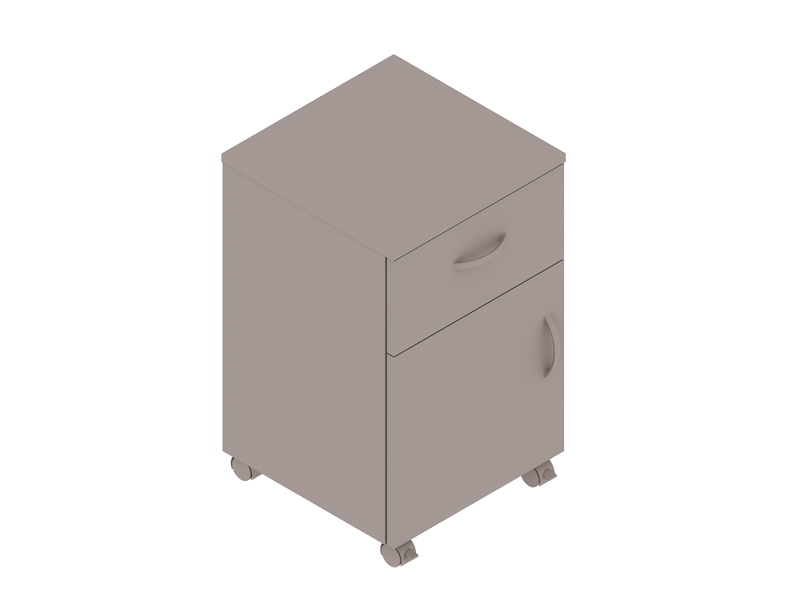 A generic rendering - Nemschoff Bedside Cabinet–1 Drawer 1 Door
