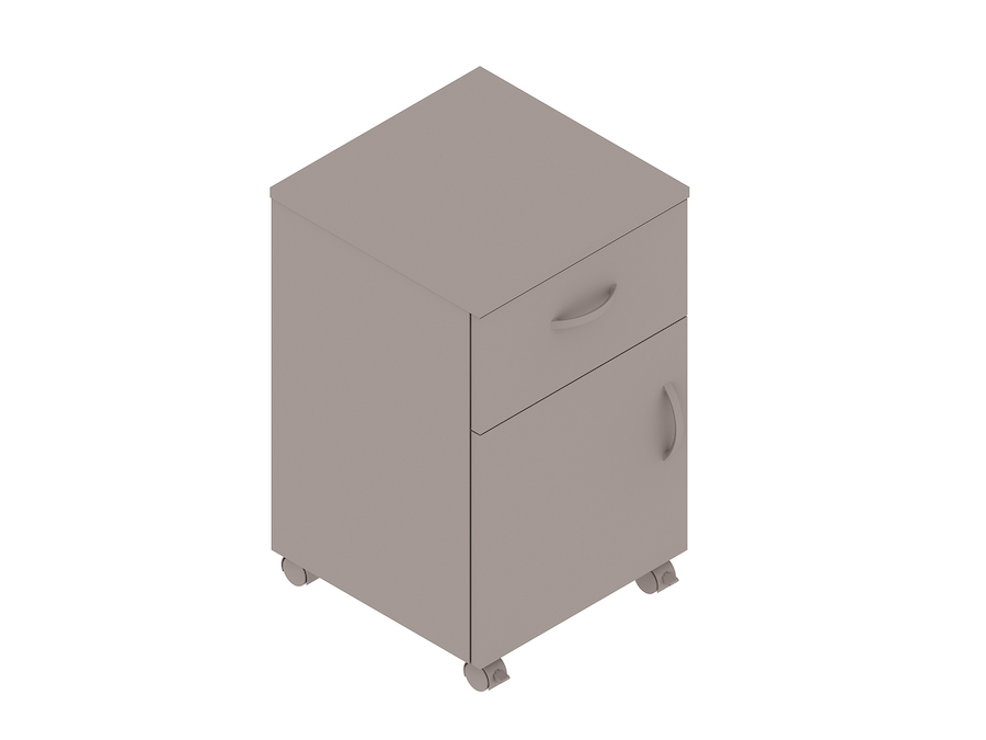 A generic rendering - Nemschoff Bedside Cabinet–1 Drawer 1 Door