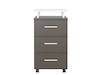 A photo - Nemschoff Bedside Cabinet–Raised Top–3 Drawers