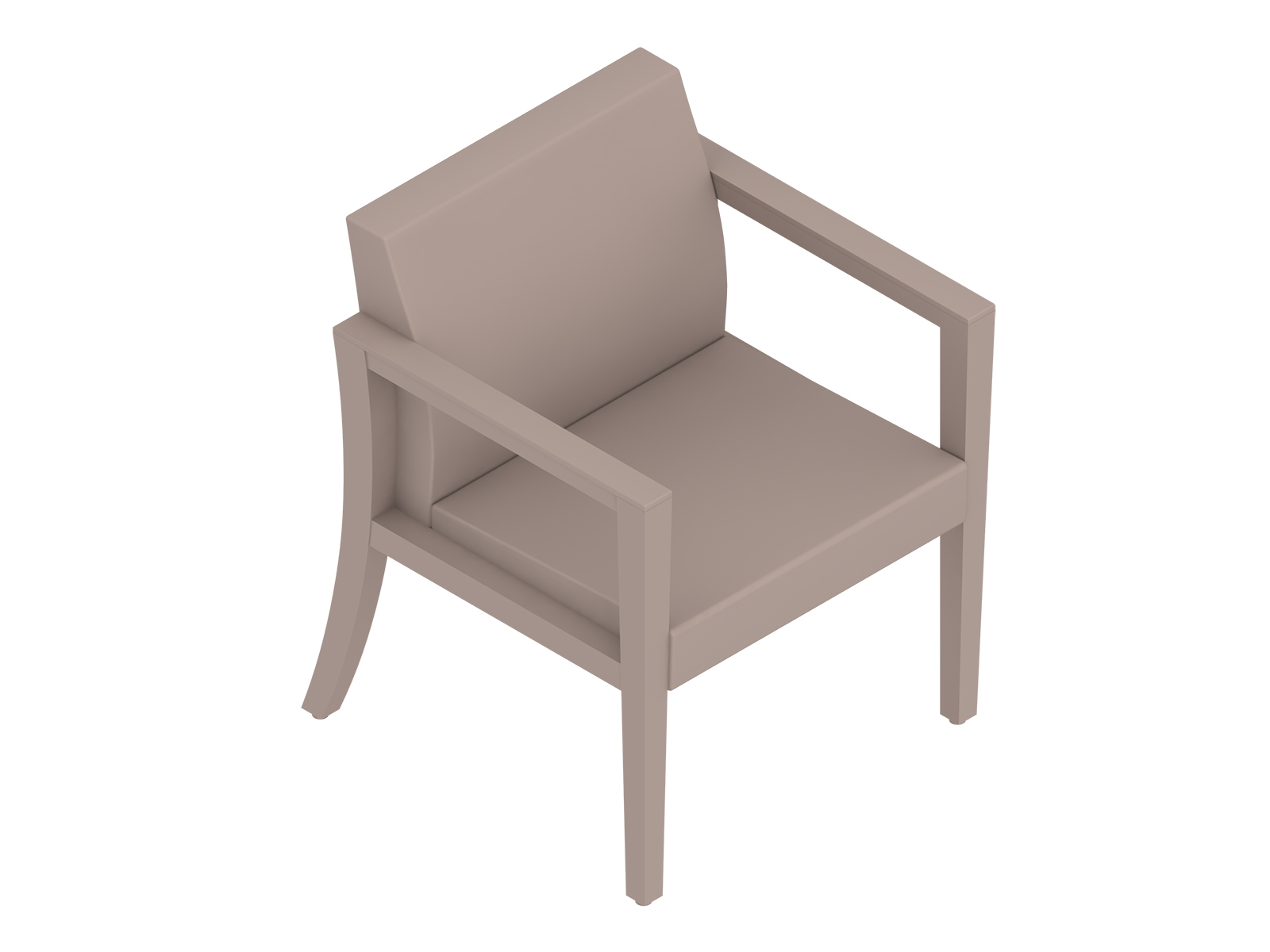 A generic rendering - Nemschoff Brava Chair–Open Arms