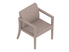 A generic rendering - Nemschoff Brava Chair–Open Arms