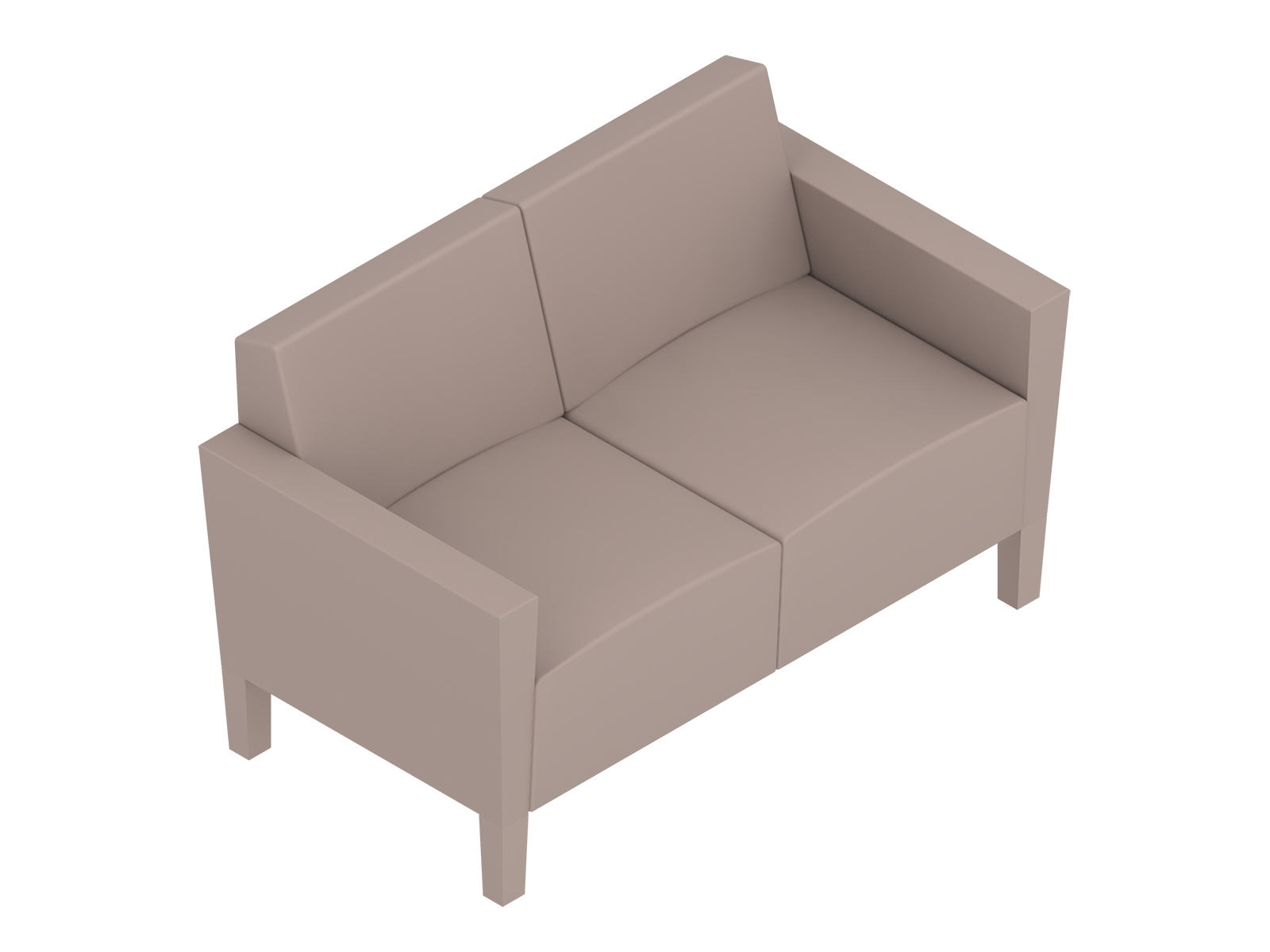 A generic rendering - Nemschoff Brava Classic Multiple Seating–2 Seat