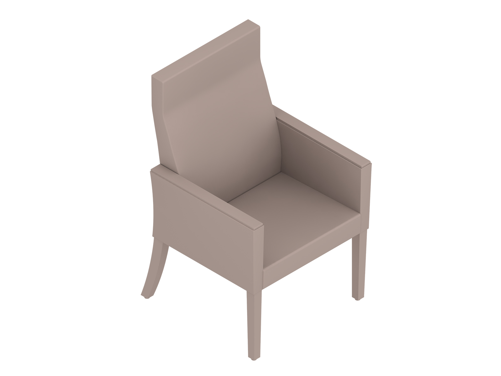 A generic rendering - Nemschoff Brava Patient Chair–Closed Arm