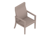 A generic rendering - Nemschoff Brava Patient Chair–Open Arm