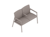 A generic rendering - Nemschoff Easton Multiple Seating–Open Arm–Divider Arm–2 Seat