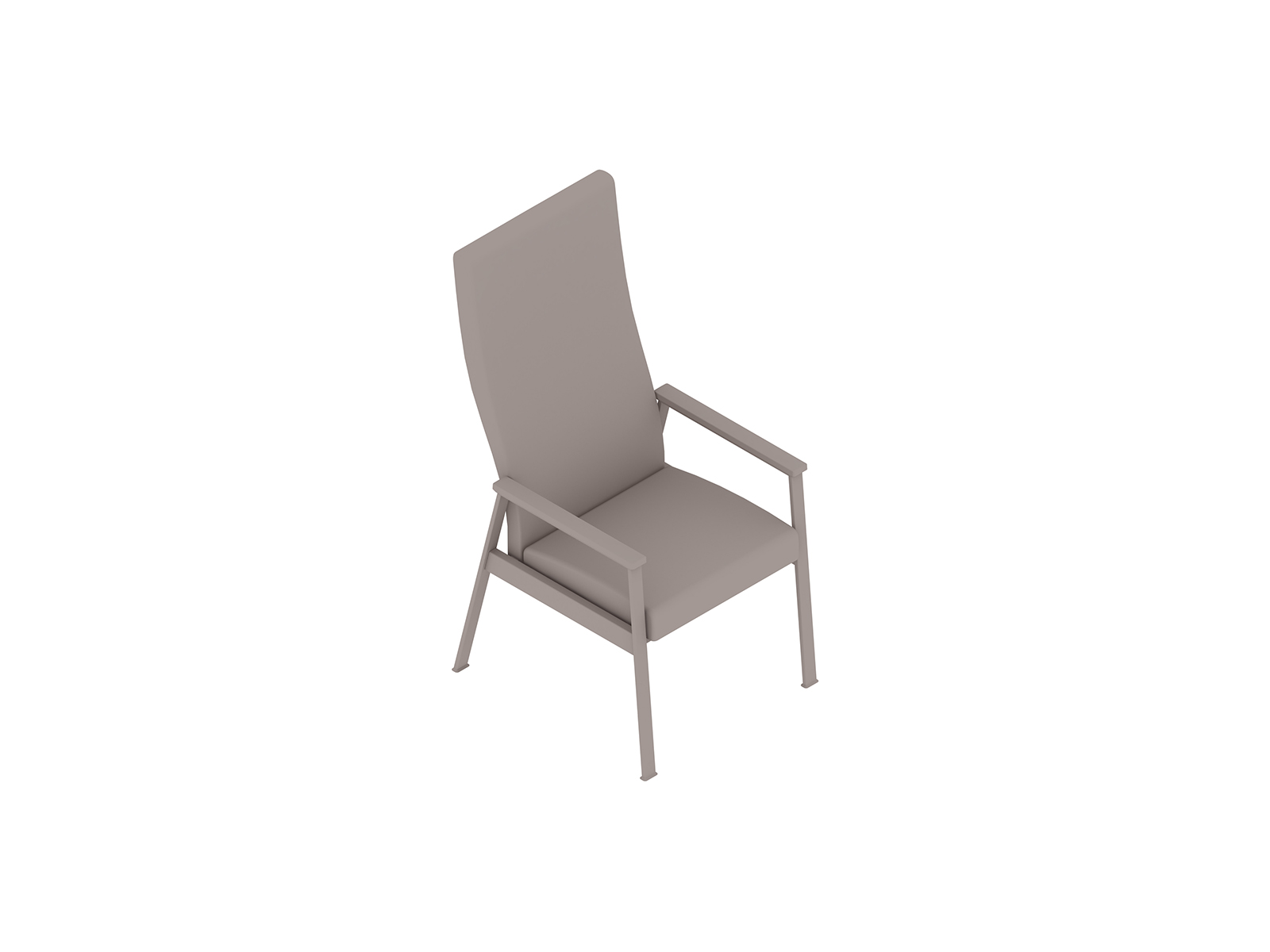 A generic rendering - Nemschoff Easton Patient Chair–Open Arm