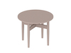 A generic rendering - Nemschoff Hemlock Side Table–Round