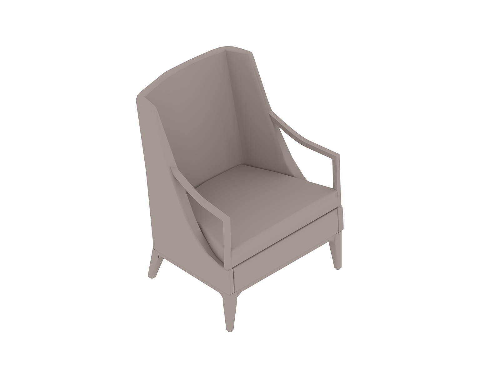 A generic rendering - Nemschoff Iris Lounge Chair–With Arms