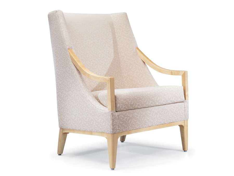 A photo - Nemschoff Iris Lounge Chair–With Arms