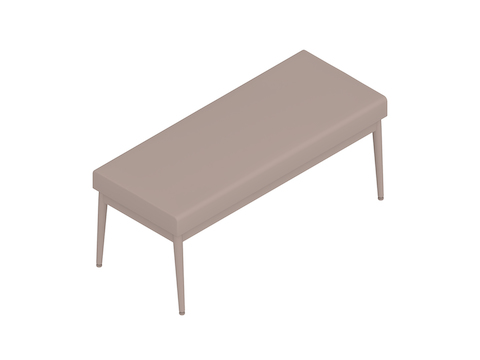 A generic rendering - Nemschoff Palisade Bench–Short