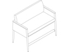 A line drawing - Nemschoff Palisade Easy Access Plus Chair
