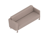 A generic rendering - Nemschoff Palisade Flop Sofa–Utility Arm
