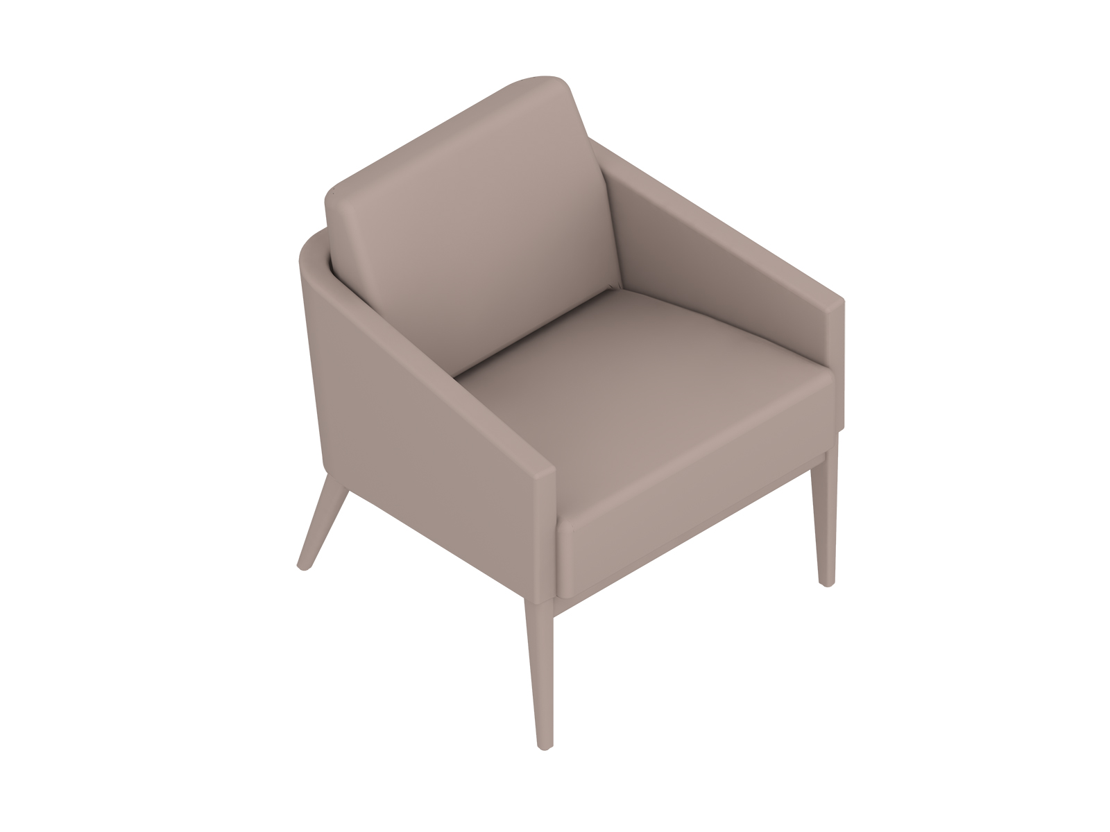A generic rendering - Nemschoff Palisade Lounge Chair–Closed Arm