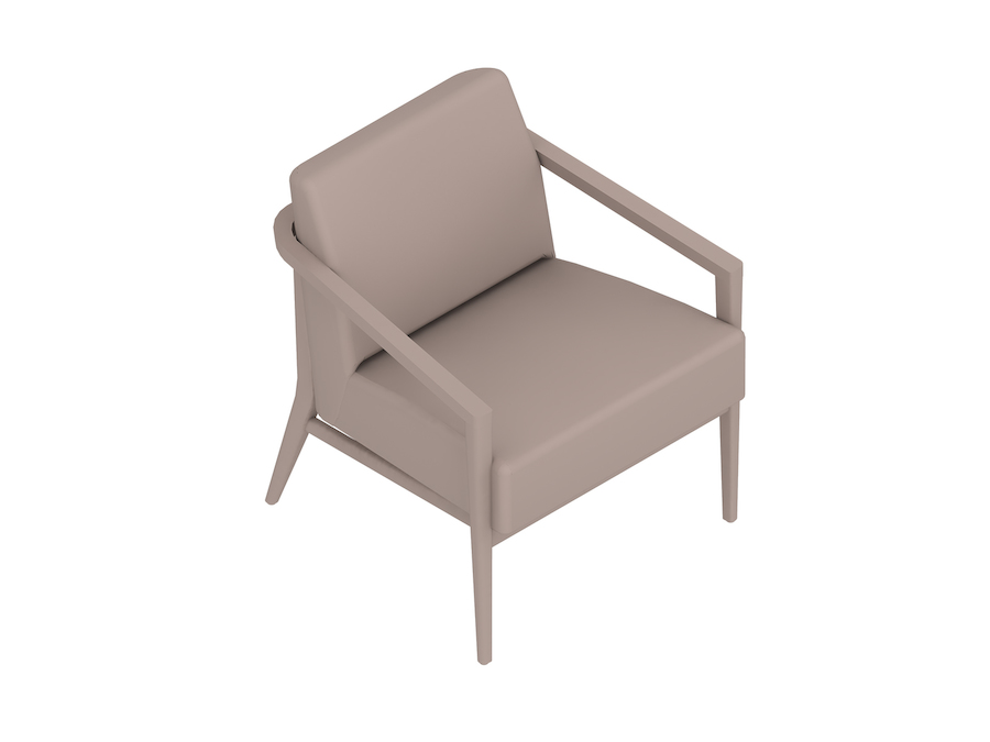 A generic rendering - Nemschoff Palisade Lounge Chair–Open Arm